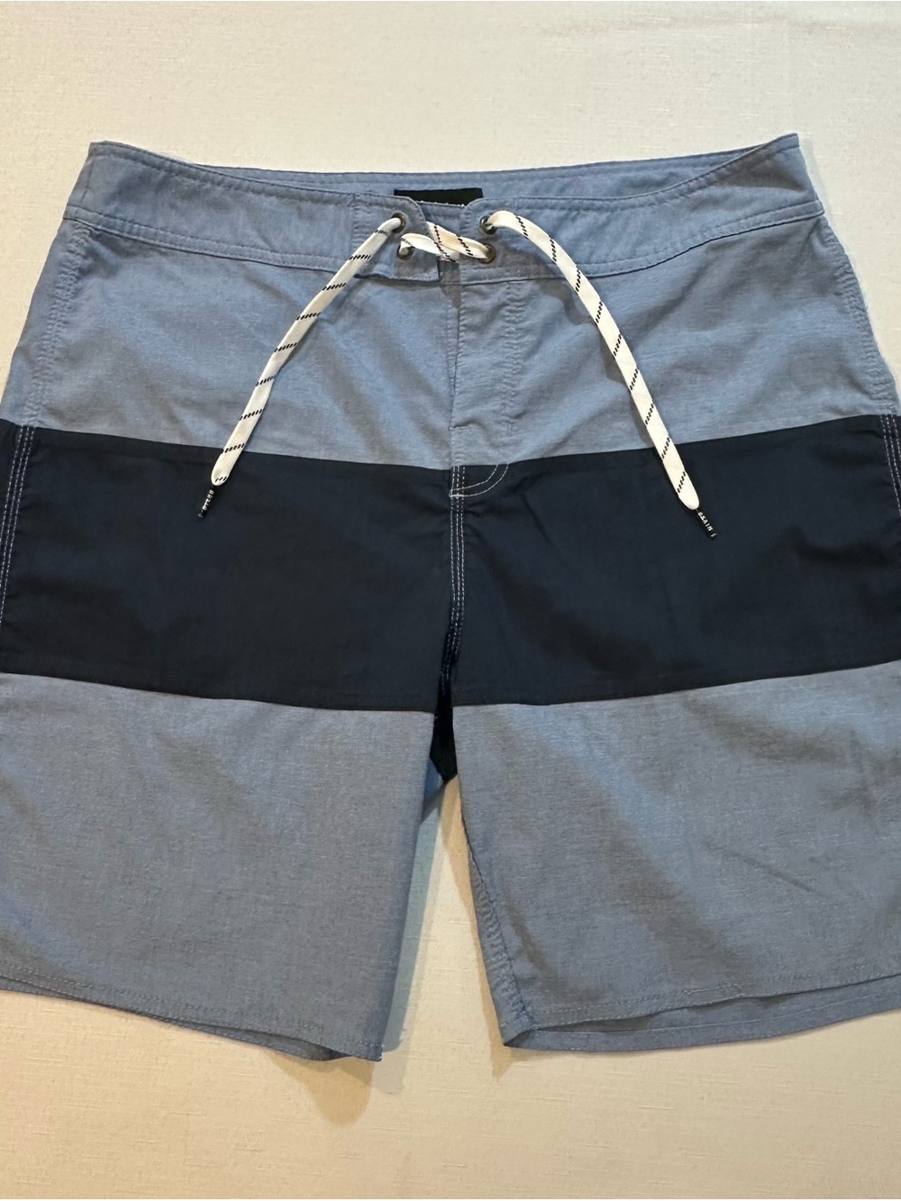 Brixton Blue Navy Colorblock Board Shorts Men’s 34